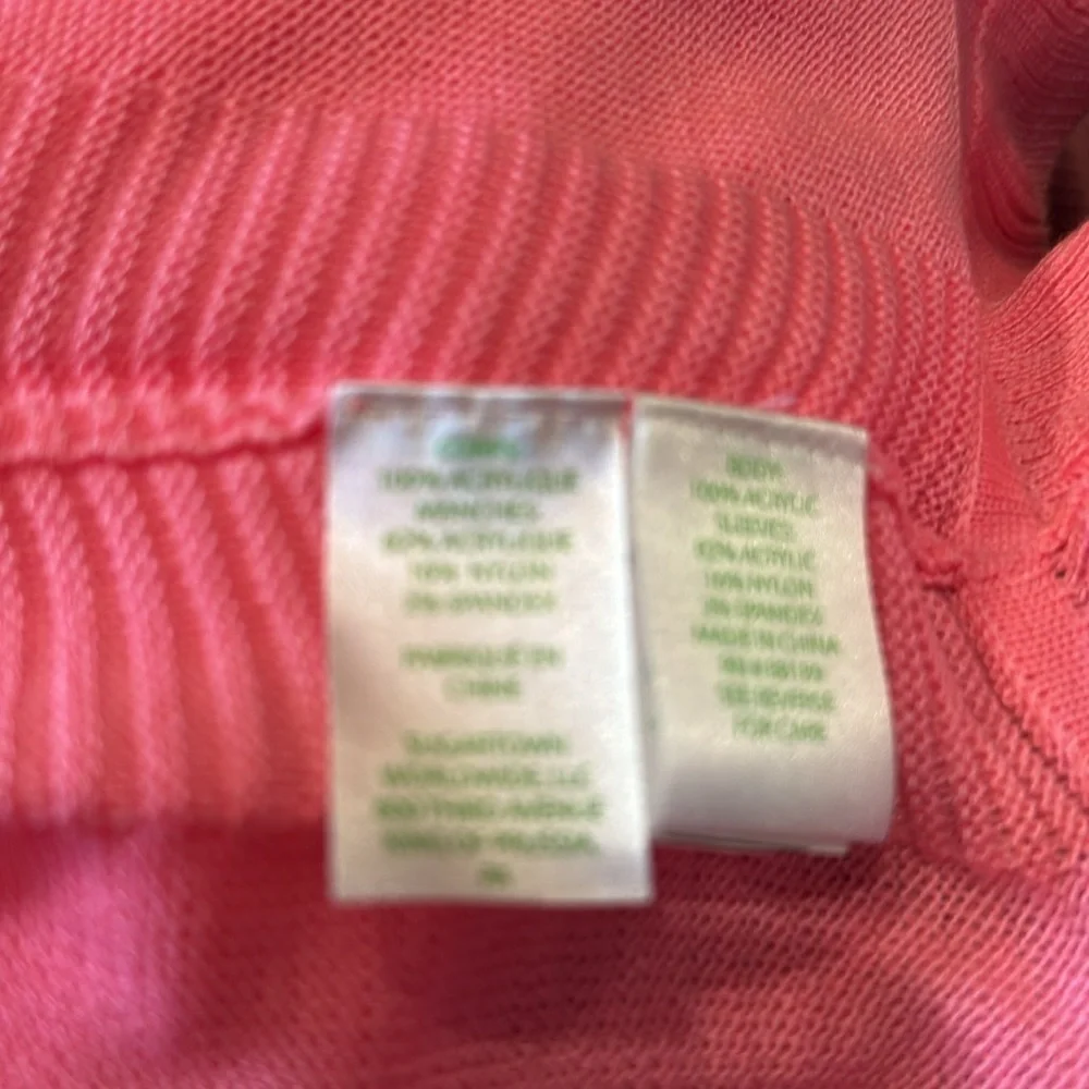 Lilly Pulitzer Girls Tierneigh sweater in pink sunset size XL (12-14) NWT